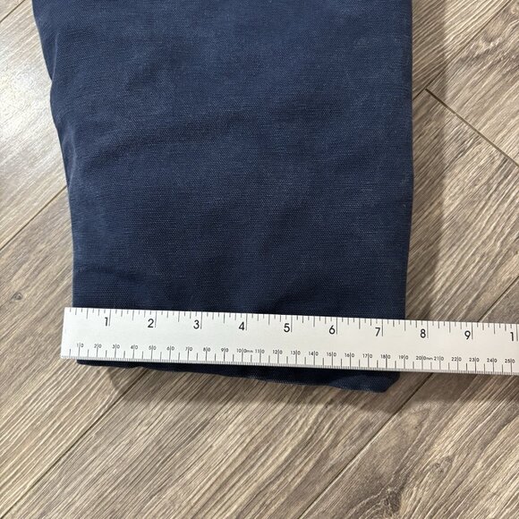 VTG Tough Duck Down Filled Work Jacket Mens 2XL Long Canvas Corduroy Collar Coat - Picture 10 of 16